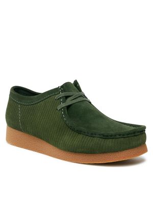 Pantofi Clarks verde