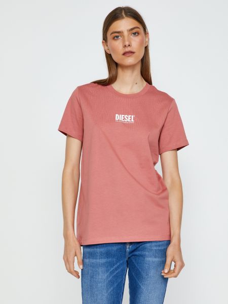 T-krekls Diesel rozā