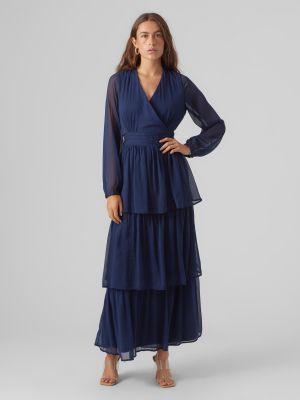 Dlouhé šaty Vero Moda modrá