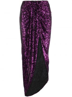 Flitrovaná sukňa Nervi fialová
