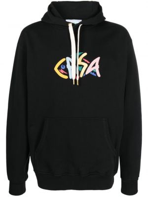 Hoodie Casablanca svart