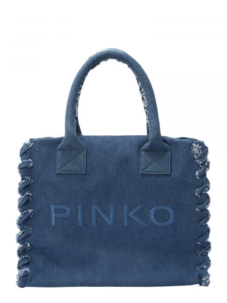 Nákupná taška Pinko modrá