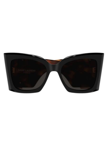 Okulary przeciwsłoneczne skórzane Saint Laurent