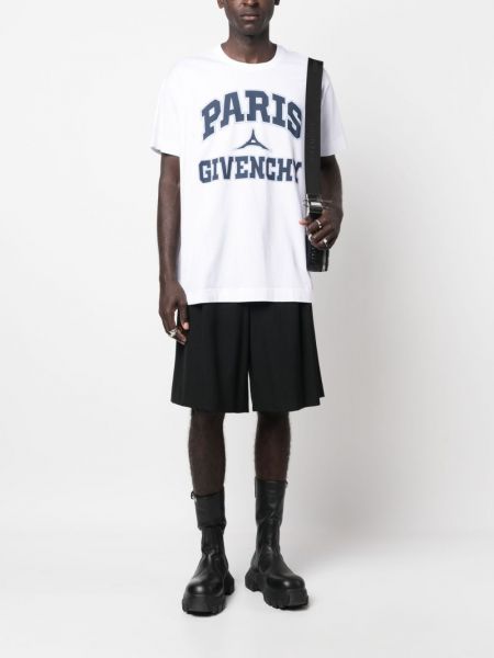Raštuotas medvilninis marškinėliai Givenchy