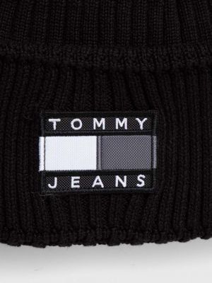 Čepice Tommy Jeans černý