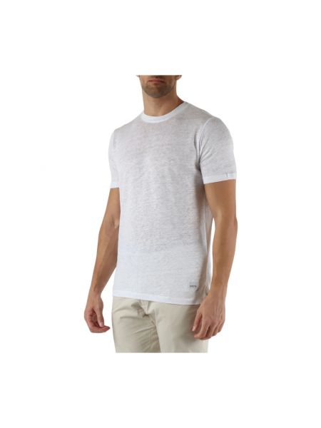 Camiseta de lino Distretto12 blanco