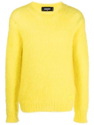 Sweter Dsquared2 żółty