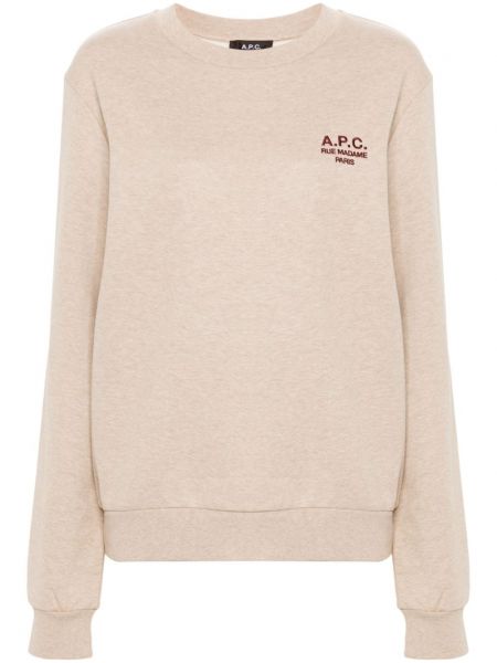 Broderet sweatshirt A.p.c.