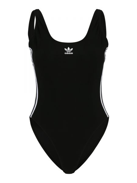 Prugasti jednodijelni kupaći kostim Adidas Originals