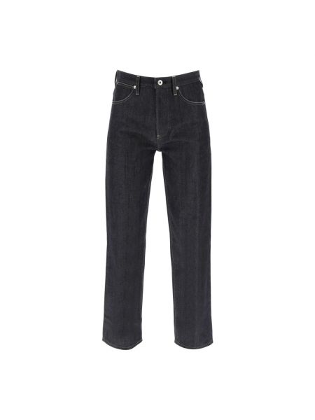 Niebieskie proste jeansy Jil Sander
