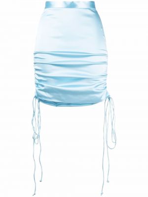 Mini sukně Laquan Smith, modrá
