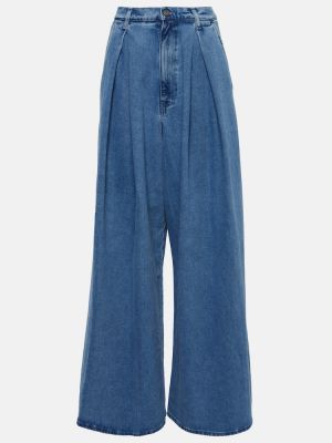 High waist jeans ausgestellt Giuseppe Di Morabito blau