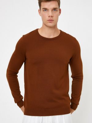 Пуловер Koton кафяво