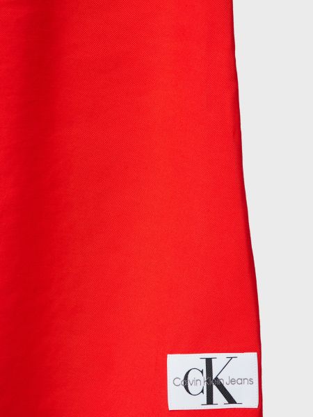 Джинсовое платье Calvin Klein Jeans красное