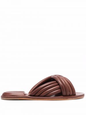 Leder sandale Officine Creative braun