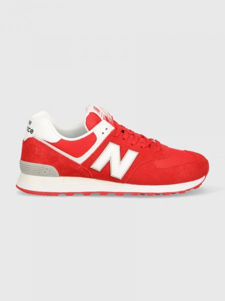 Αθλητικό sneakers New Balance 574 κόκκινο