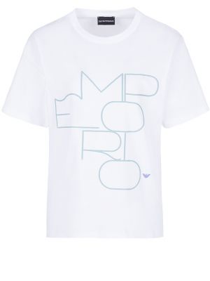 Белая футболка Emporio Armani