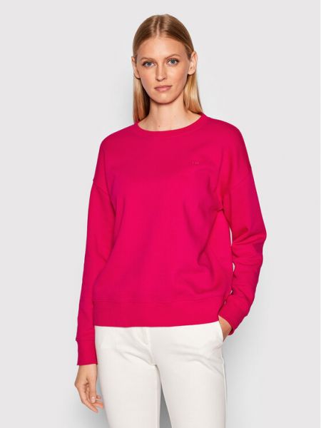 Majica dugih rukava sa dugačkim rukavima Lauren Ralph Lauren ružičasta
