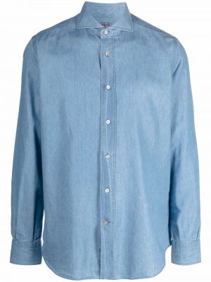 Camicia jeans Mazzarelli, blu