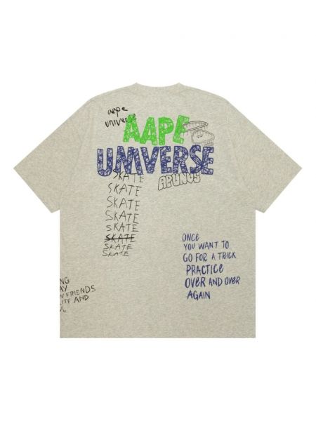 T-shirt aus baumwoll mit print Aape By *a Bathing Ape®