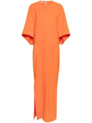 Dolga obleka Stella Mccartney oranžna