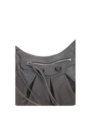 Bolsa de hombro de cuero con tachuelas Balenciaga