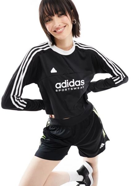 Футбольный лонгслив с длинным рукавом Adidas Performance черный