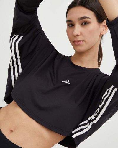 Блуза с дълъг ръкав Adidas черно