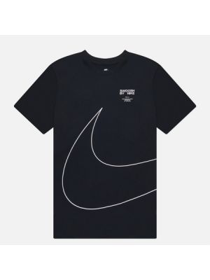 Мужская футболка Nike Big Swoosh 2, L чёрный