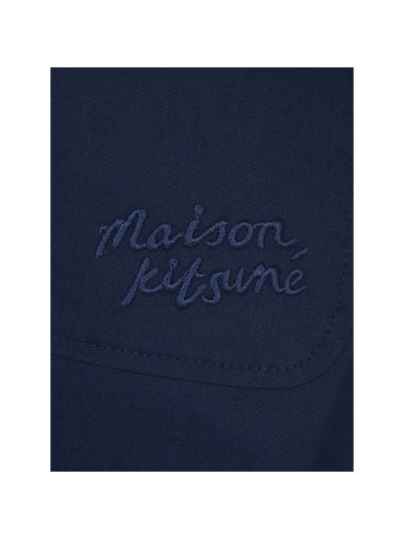 Pantalones chinos Maison Kitsuné azul