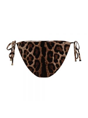 Bikini mit print mit leopardenmuster Dolce & Gabbana braun
