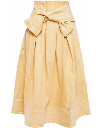 Žluté midi sukně Ulla Johnson