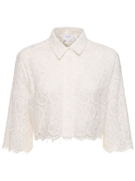 Čipkovaná košeľa s paisley vzorom Giambattista Valli
