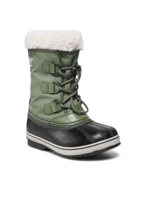 Škornji za sneg iz najlona Sorel zelena
