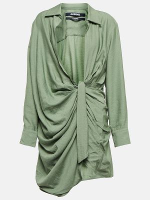 Mini robe Jacquemus vert