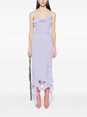 Midi suknele Acne Studios violetinė