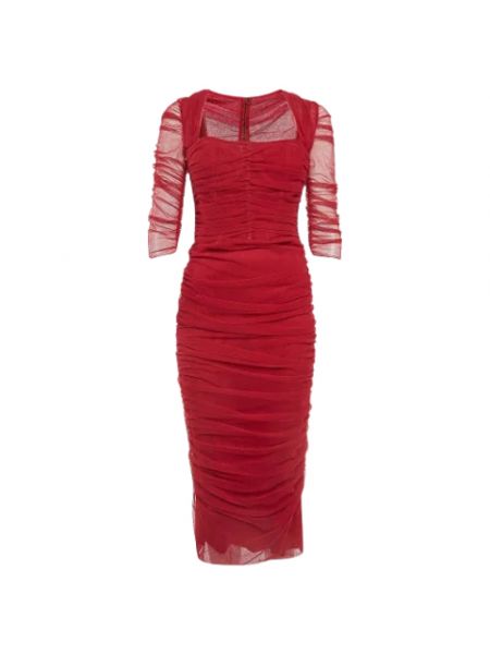 Sukienka tiulowa Dolce & Gabbana Pre-owned czerwona
