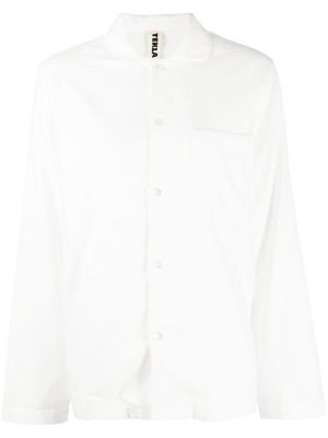 Памучна пижама Tekla бяло