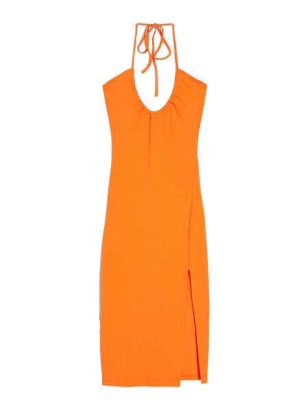 Mini šaty Bershka oranžová