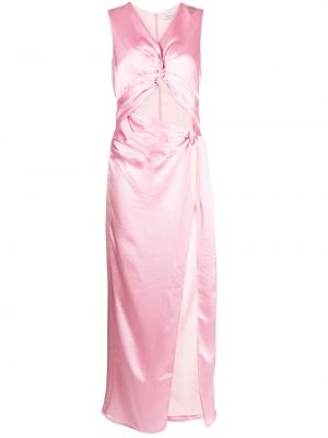 Вечернее платье без рукавов Anna Quan, розовое