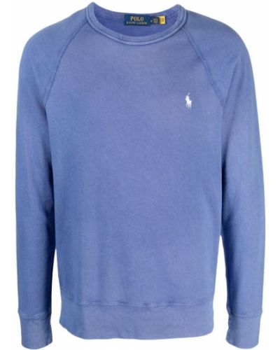 Brodert lang genser Polo Ralph Lauren blå