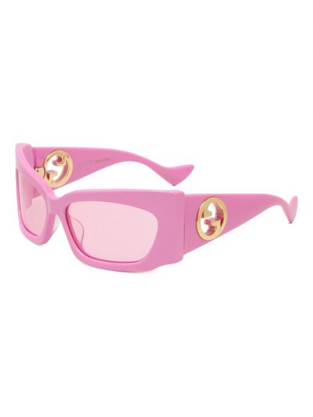Розовые очки солнцезащитные Gucci