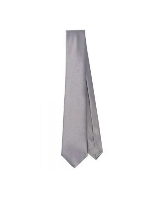 Jacquard krawatte Emporio Armani grau