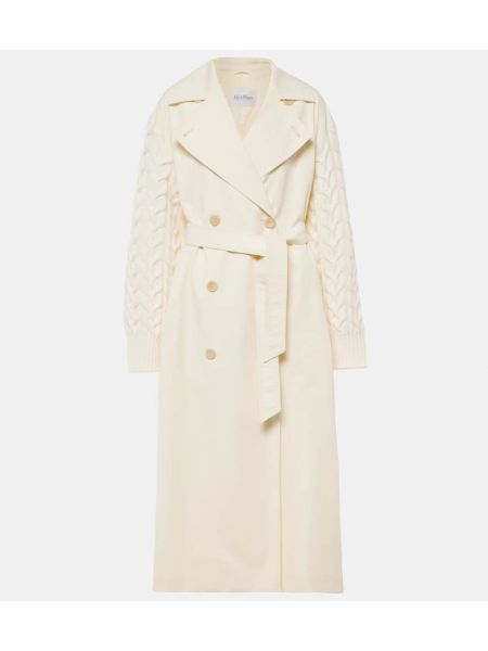 Ull lång kappa Max Mara beige