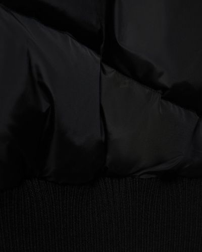 Nylónová páperová bunda Dsquared2 čierna