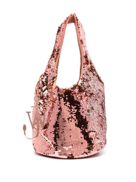 Τσάντα shopper Jw Anderson ροζ