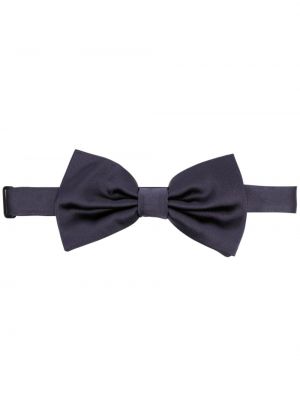 Hedvábná kravata s mašlí Dolce & Gabbana modrá