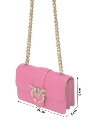 Listová kabelka Pinko ružová