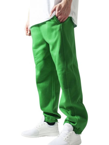 Pantaloni sport Urban Classics verde