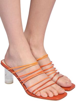 Кожени сандали Rejina Pyo оранжево
